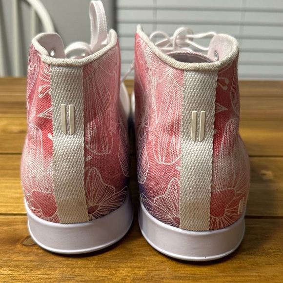 Nobull Project Mulberry Watercolor Trainers Canvas Mid Top - Size 15 - Worn Once - Picture 7 of 9